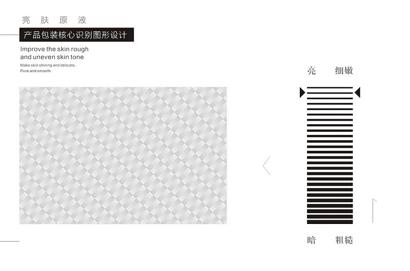 化妆品设计、化妆品包装设计、亮肤细致嫩肤原液包装设计、捷登设计