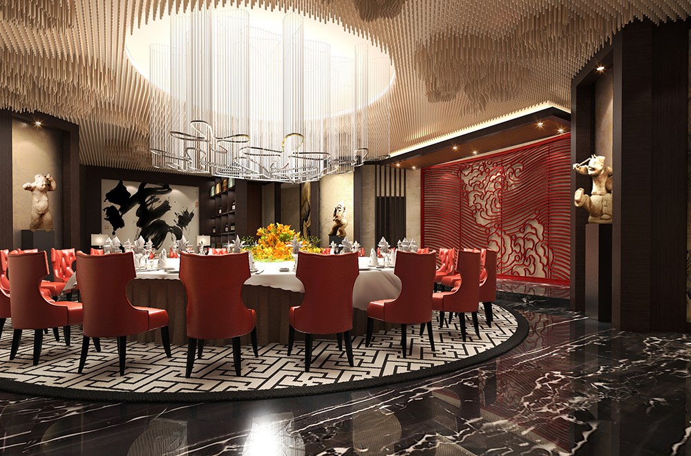 自贡度假酒店设计公司(西安豪庭度假酒店)—红专设计
