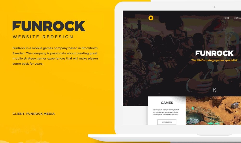 FunRock - Website Redesign