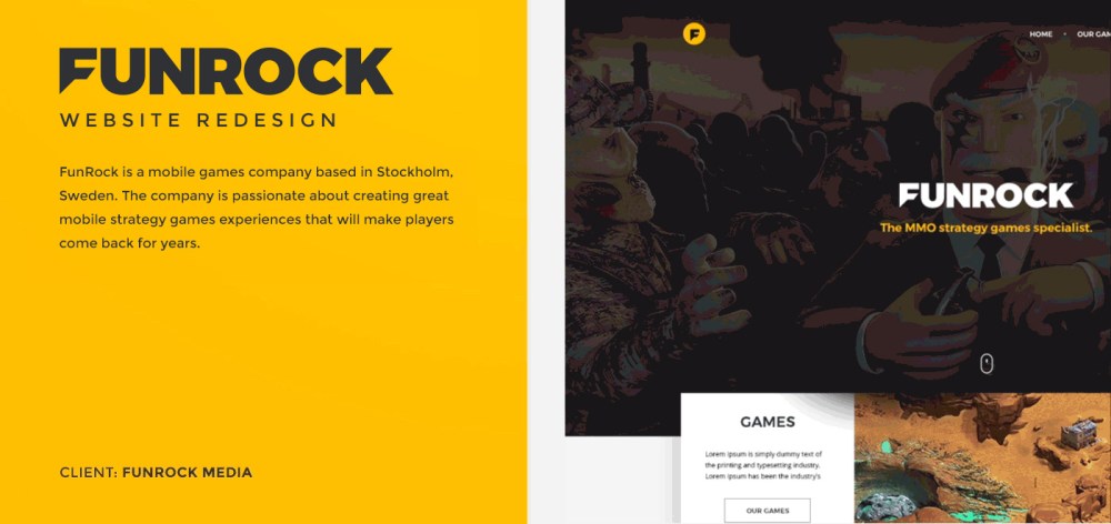 FunRock - Website Redesign