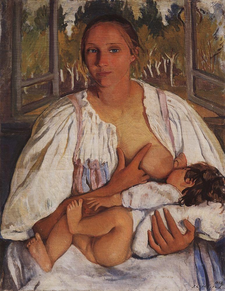 俄羅斯齊內(nèi)達(dá)·塞萊布里阿庫娃(Zinaida Serebriakova)油畫作品