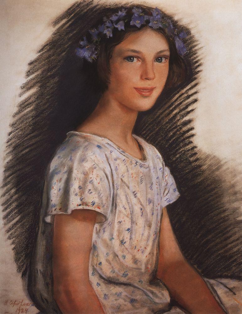 俄罗斯齐内达·塞莱布里阿库娃(Zinaida Serebriakova)油画作品