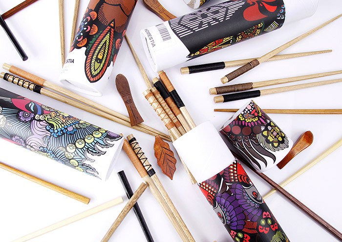 中国风筷子创意包装设计