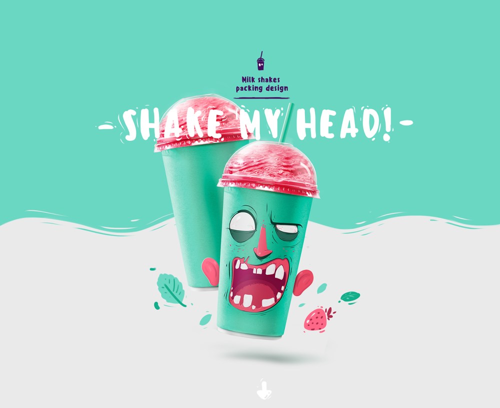 Shake my head - 夏日冷饮包装