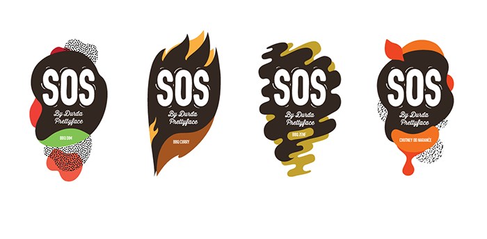 SOS酱料品牌和包装设计