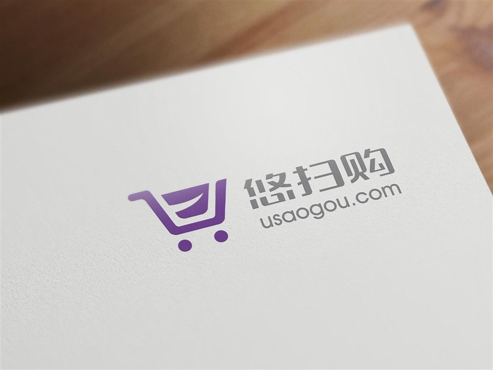 购物平台品牌logo设计—悠扫购