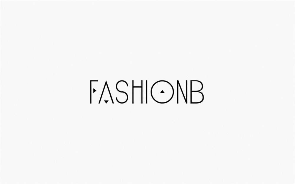 FASHIONB——模特与字体的完美结合