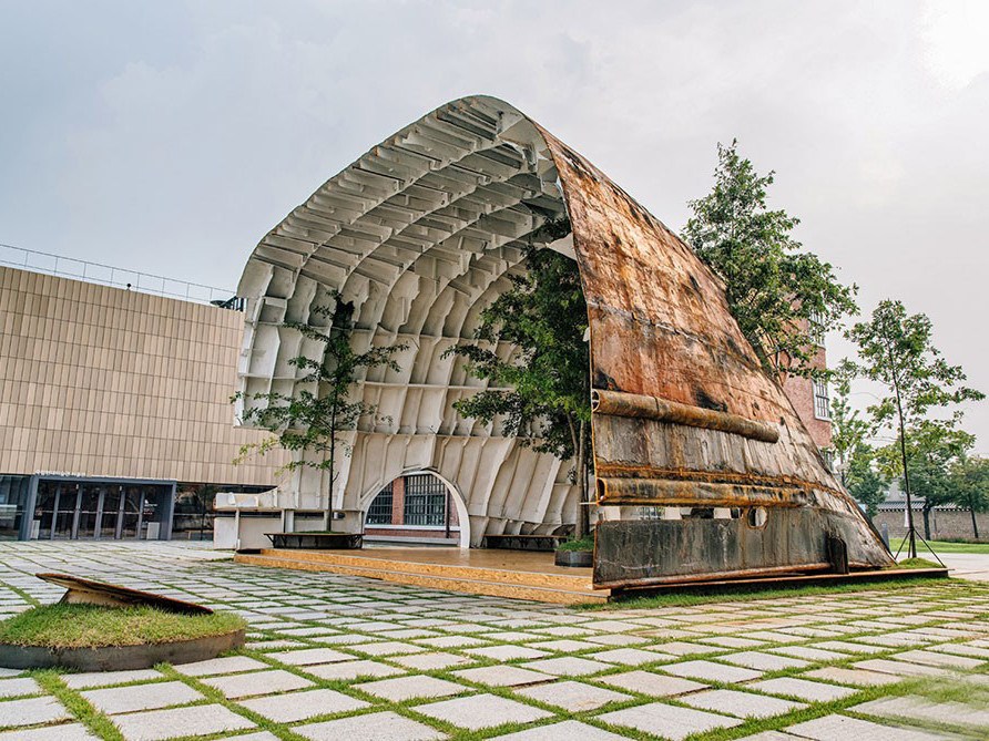 韓國(guó)洞穴狀的展館