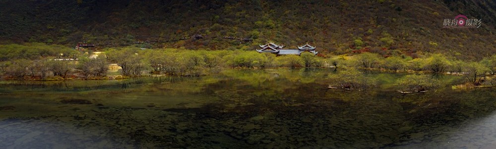 四川阿坝黄龙风光