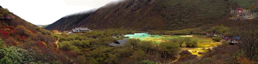 四川阿坝黄龙风光