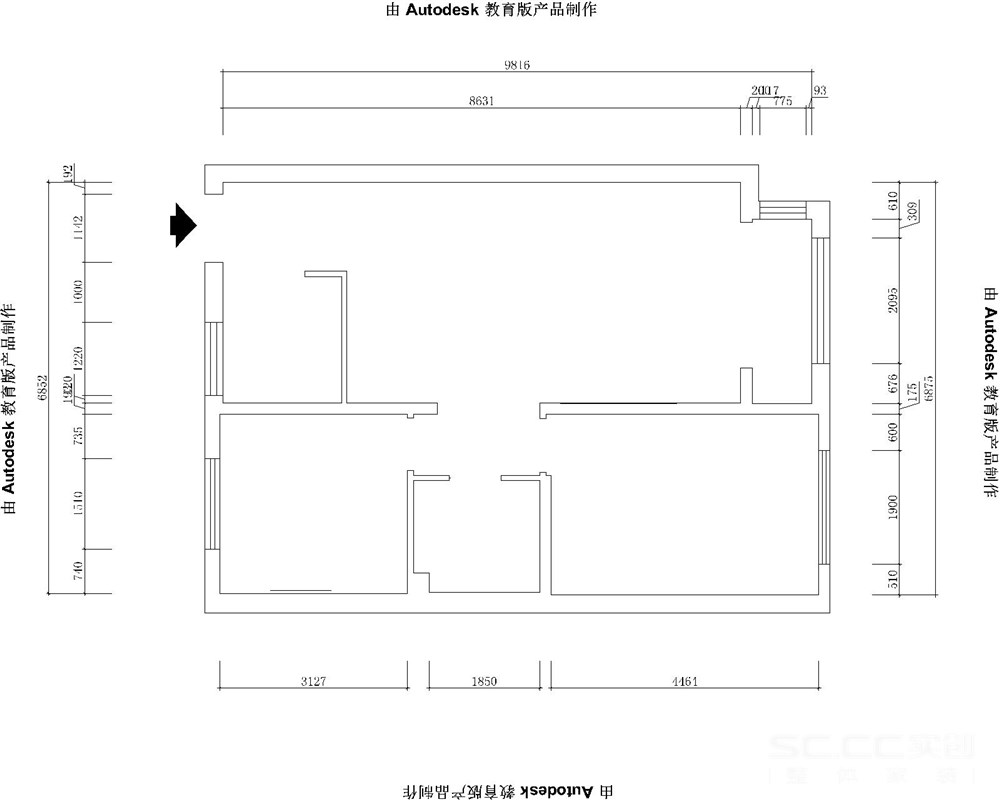 哈爾濱實創(chuàng)裝飾打造江北萬達(dá)城88平舒適實用現(xiàn)代兩居