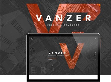 Vanzer 免费PSD企业站模板
