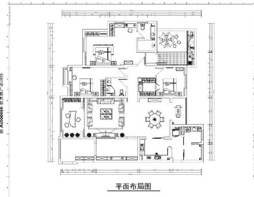 石家庄鑫界王府221.58平中式设计作品