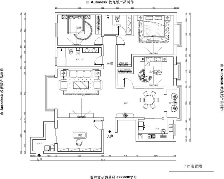 萬(wàn)信花園167平歐式裝修設(shè)計(jì)效果圖