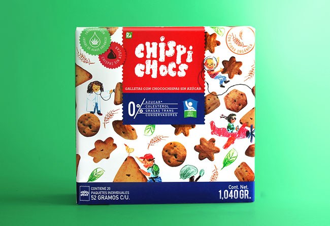 CHISPI CHOCS曲奇饼干包装设计