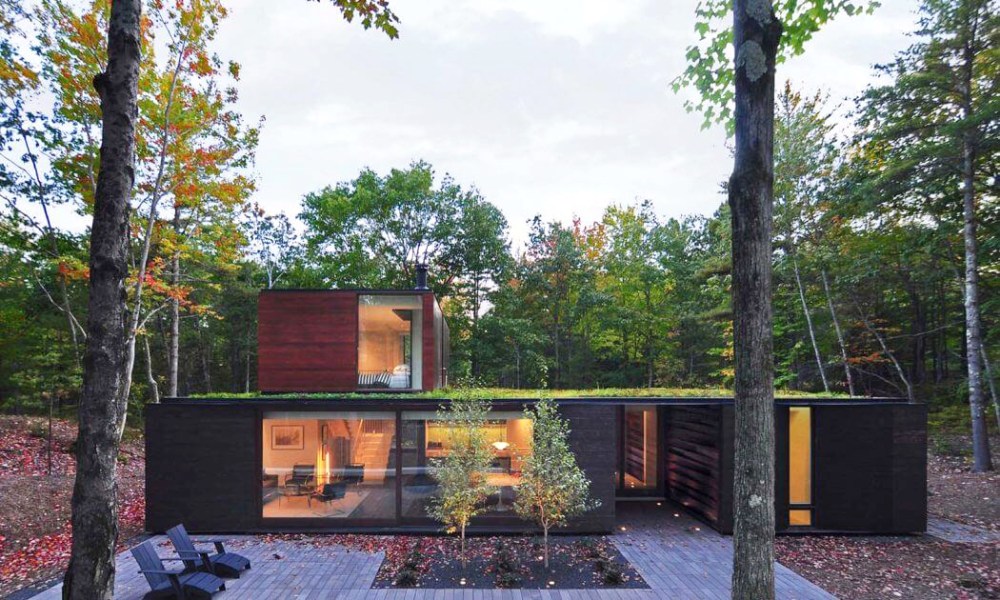 平面设计师之家融合了其自然环境