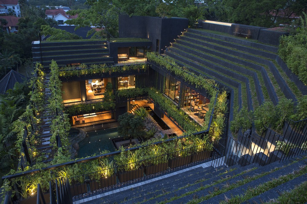 康沃爾花園住宅，新加坡  CHANG Architects