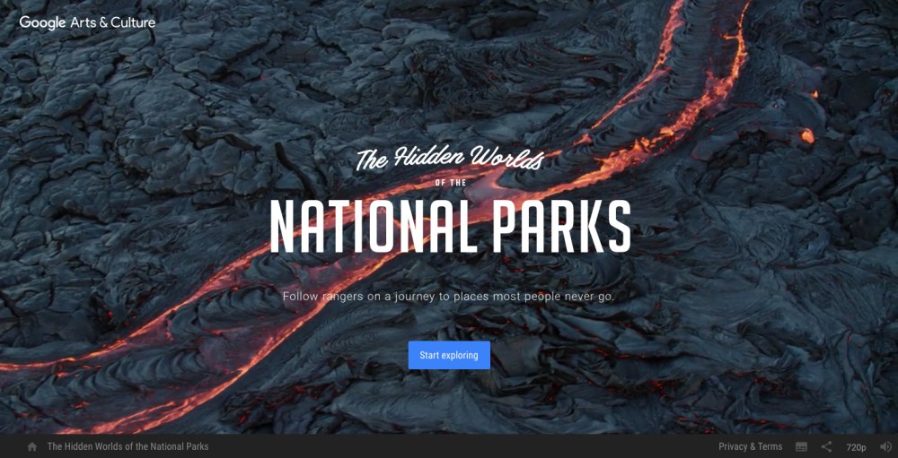 谷歌图像：国家公园隐藏的世界（需翻墙）