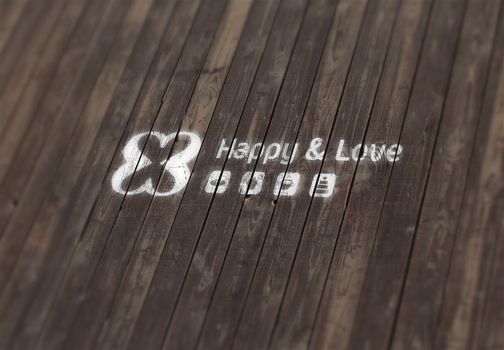 烘焙店logo设计—Happy & Love