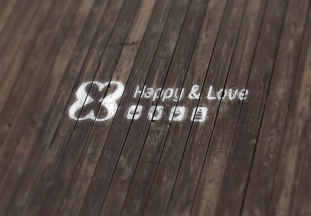 烘焙店logo設(shè)計—Happy & Love