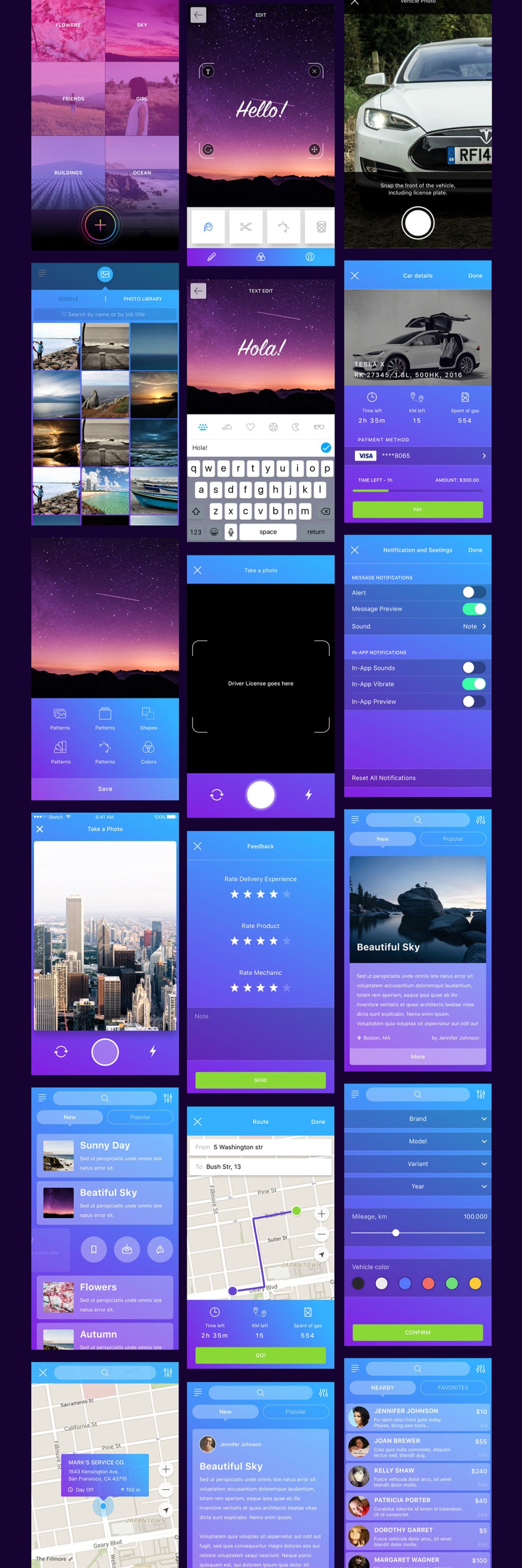 Hello UI Kit（sketch）下载