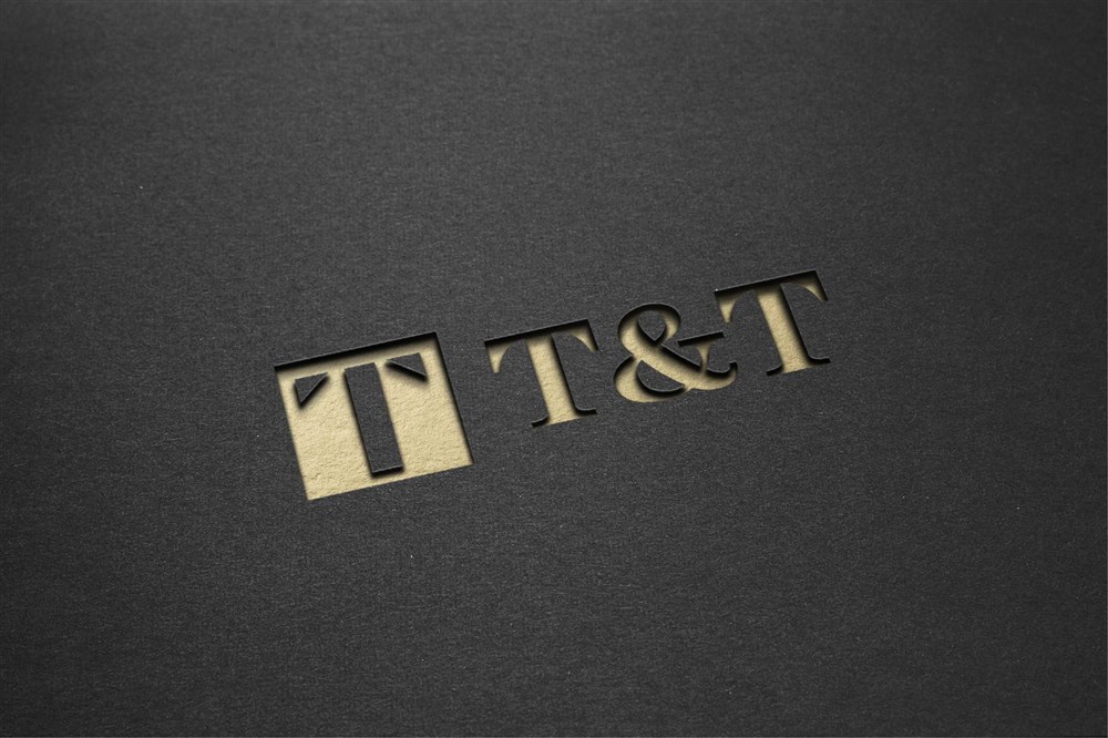 发型工作室logo设计—T&T