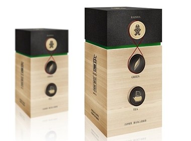 白沙绿茶礼盒包装设计