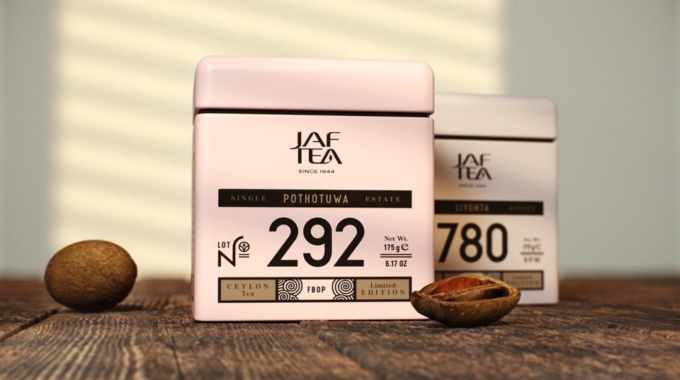 复古锡兰茶茶品牌包装罐设计