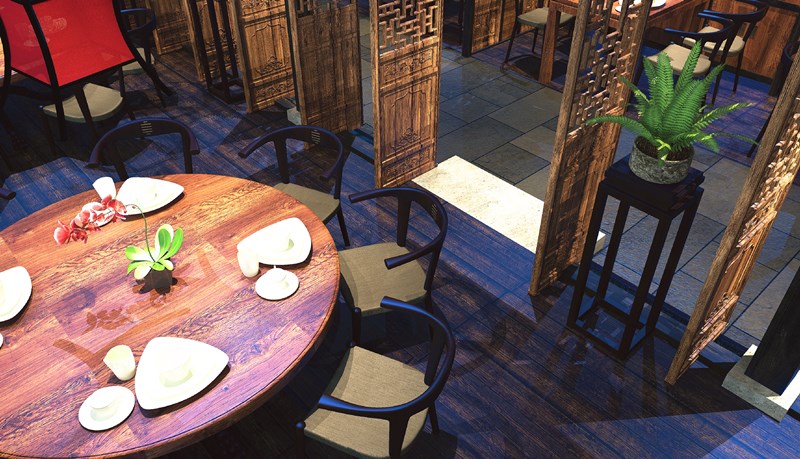 主题餐厅设计-福州揽季月光主题餐厅设计