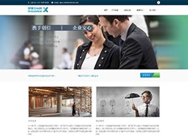 深圳市创信金融控股有限公司官网 网页设计 平面设计