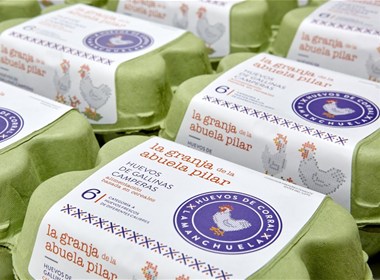 Granma Pilar's Farm鸡蛋包装设计