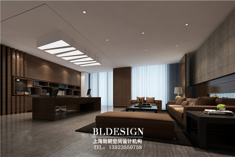 商丘宏鑫投资担保公司高端企业办公室装修设计案例