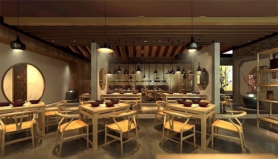 中式餐饮空间设计——