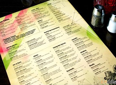 21款国外餐厅菜单设计