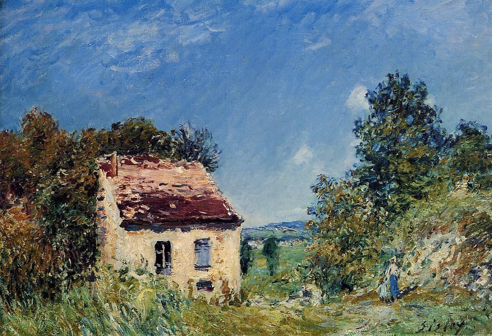 法國(guó)畫(huà)家阿爾弗萊德·西斯萊(Alfred Sisley)風(fēng)景油畫(huà)作品