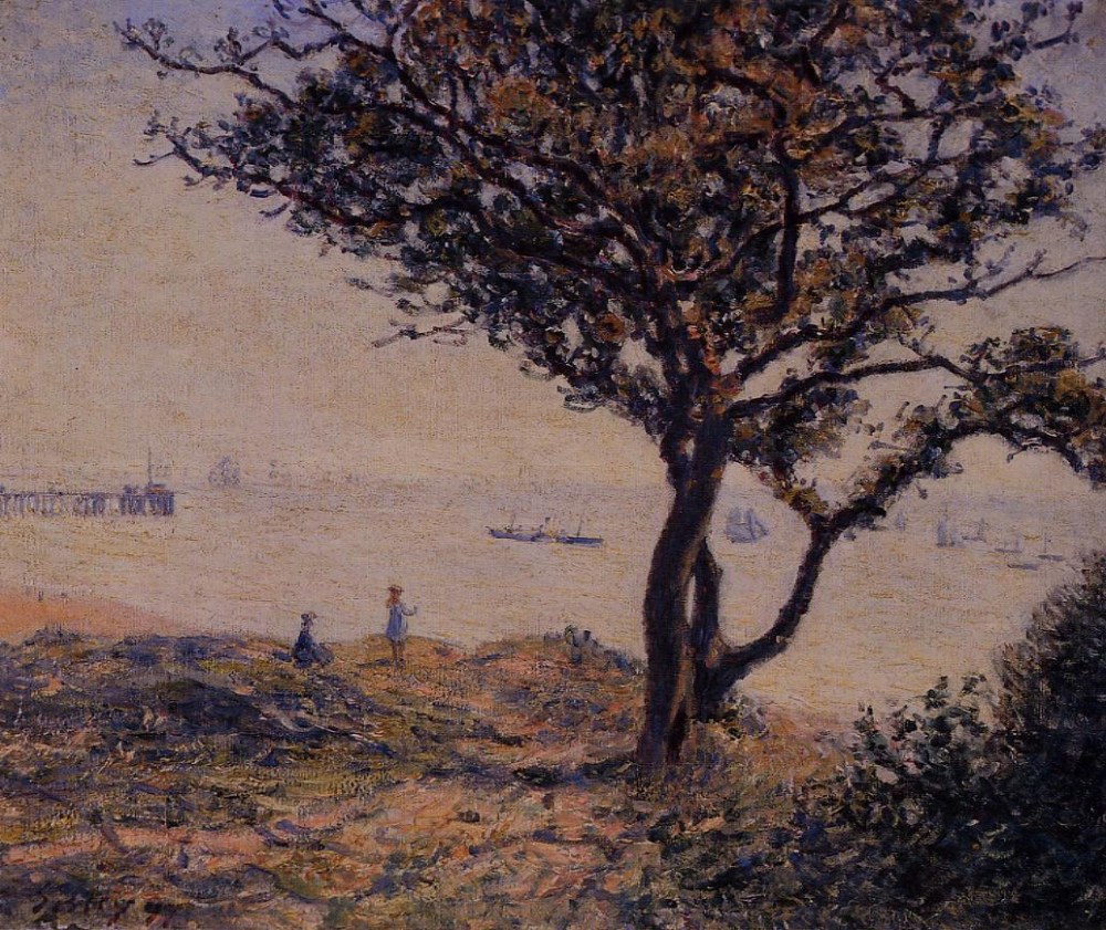 法國(guó)畫(huà)家阿爾弗萊德·西斯萊(Alfred Sisley)風(fēng)景油畫(huà)作品