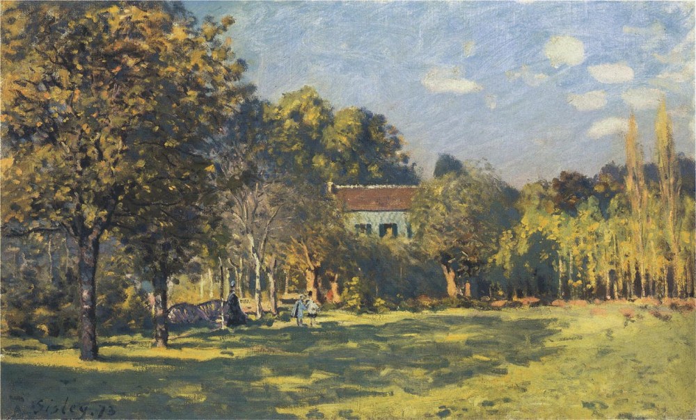 法國(guó)畫家阿爾弗萊德·西斯萊(Alfred Sisley)風(fēng)景油畫作品