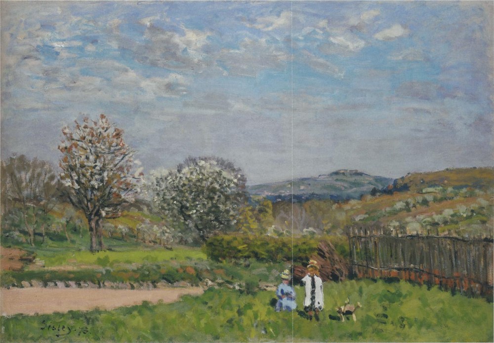 法國(guó)畫(huà)家阿爾弗萊德·西斯萊(Alfred Sisley)風(fēng)景油畫(huà)作品