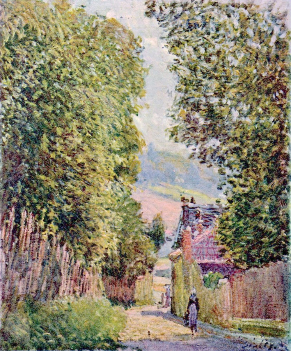 法國畫家阿爾弗萊德·西斯萊(Alfred Sisley)風(fēng)景油畫作品