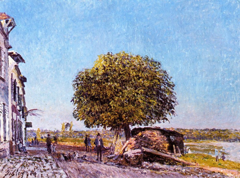 法國(guó)畫(huà)家阿爾弗萊德·西斯萊(Alfred Sisley)風(fēng)景油畫(huà)作品