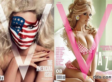 美国《V》杂志封面设计