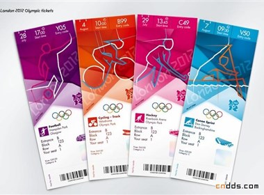 伦敦奥运会比赛门票设计
