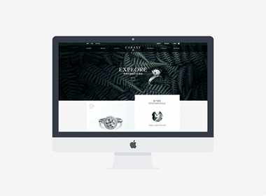 钻石品牌网页设计欣赏