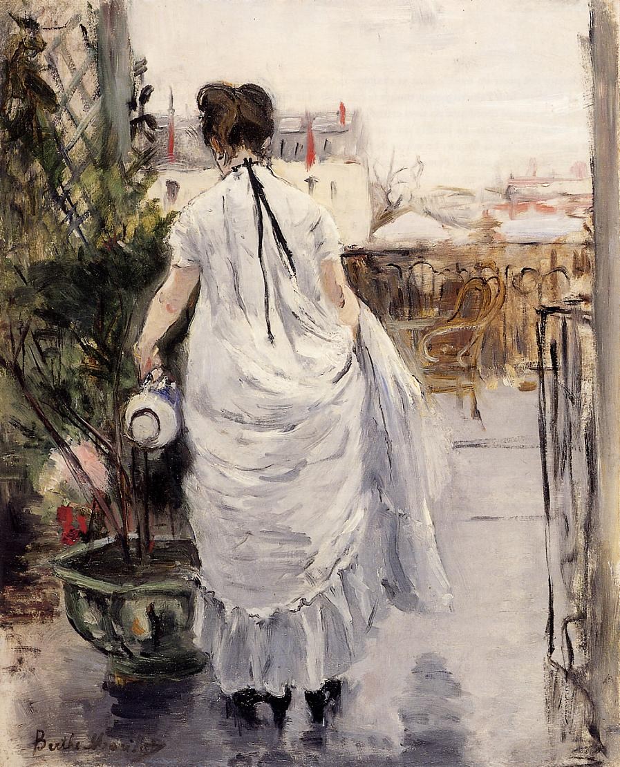 法国画家贝尔特·莫里索(Berthe Morisot)油画作品欣赏