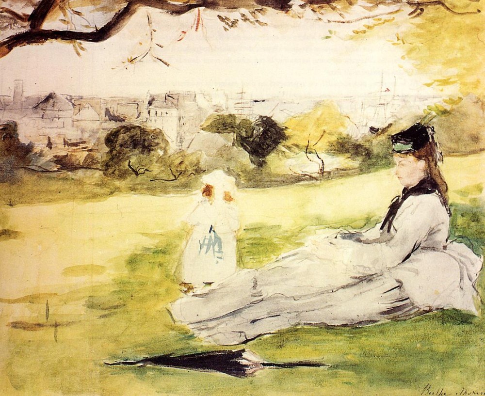 法國(guó)畫家貝爾特·莫里索(Berthe Morisot)油畫作品欣賞