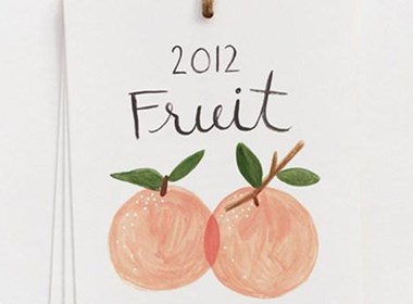 2012年日历设计欣赏——新鲜水果