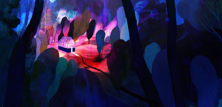 Juliette Oberndorfer神秘梦幻的森林插画欣赏