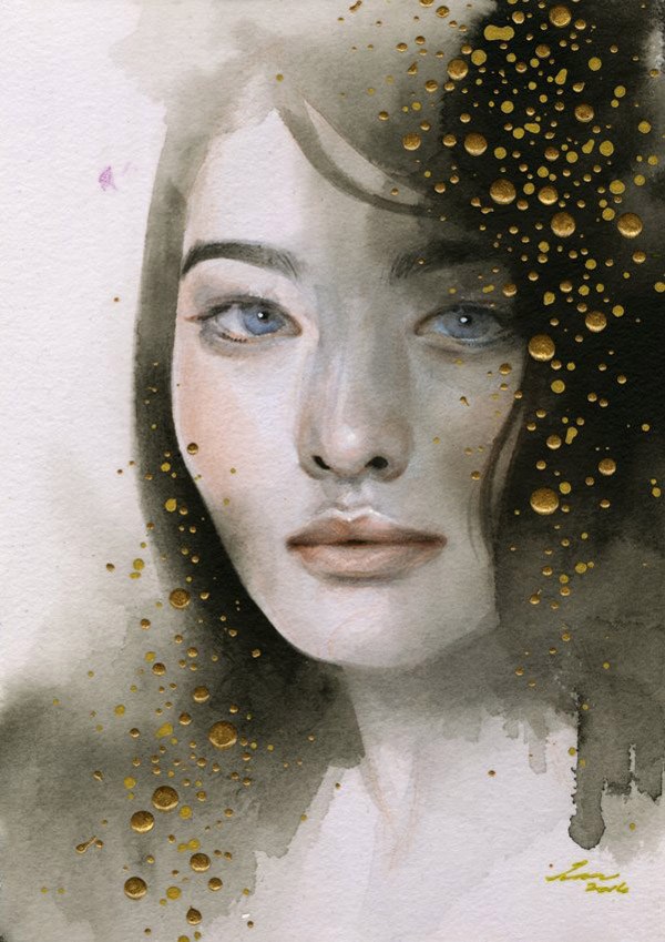 越南艺术家 Tran Nguyen（德兰·阮）工作室习作欣赏