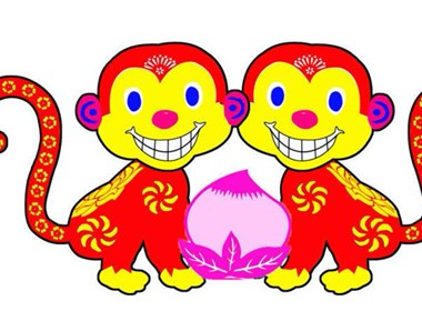 十二生肖之－猴子设计