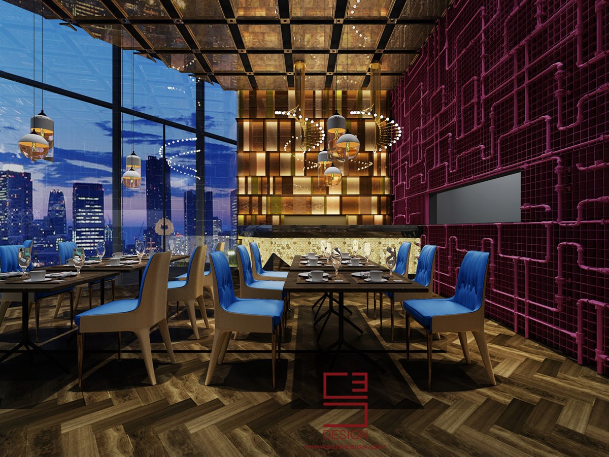 上海舍宅坊设计，餐厅效果图案例，为你驻足~